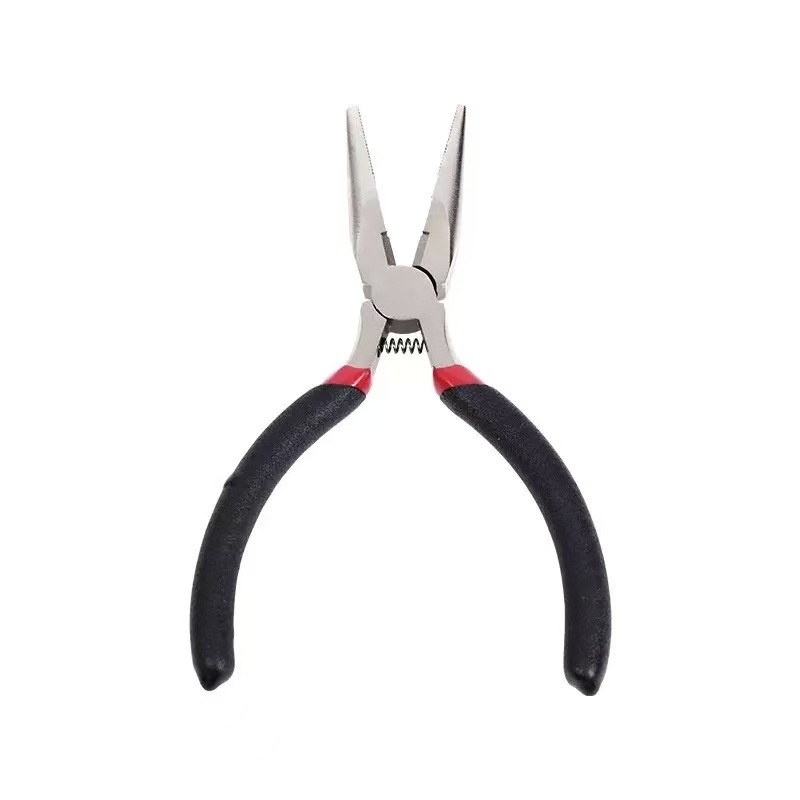 Industrial-grade 4.5-inch mini needle-nose pliers