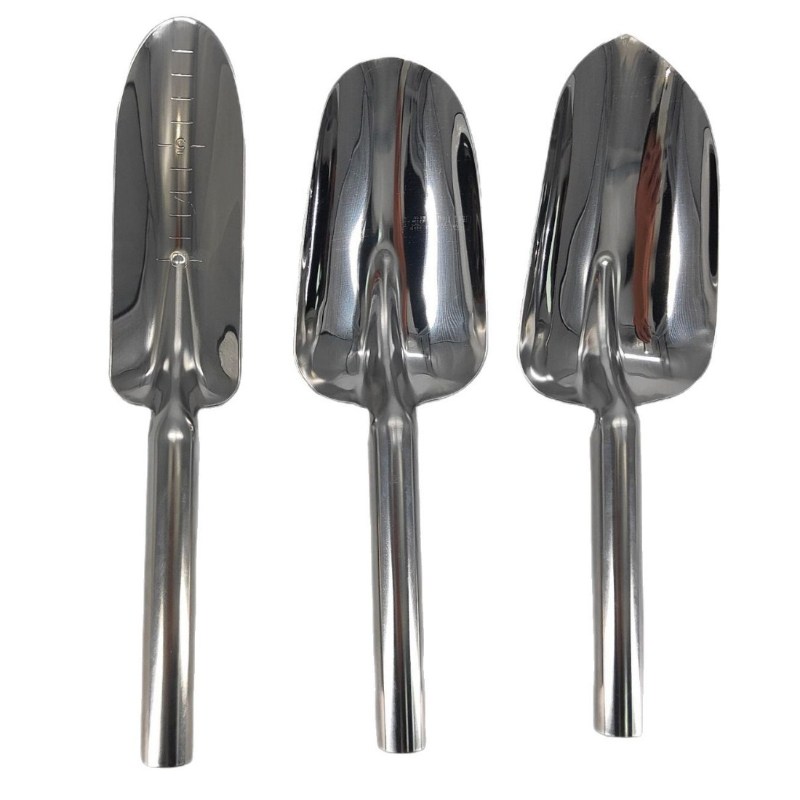 Stainless steel gardening shovel