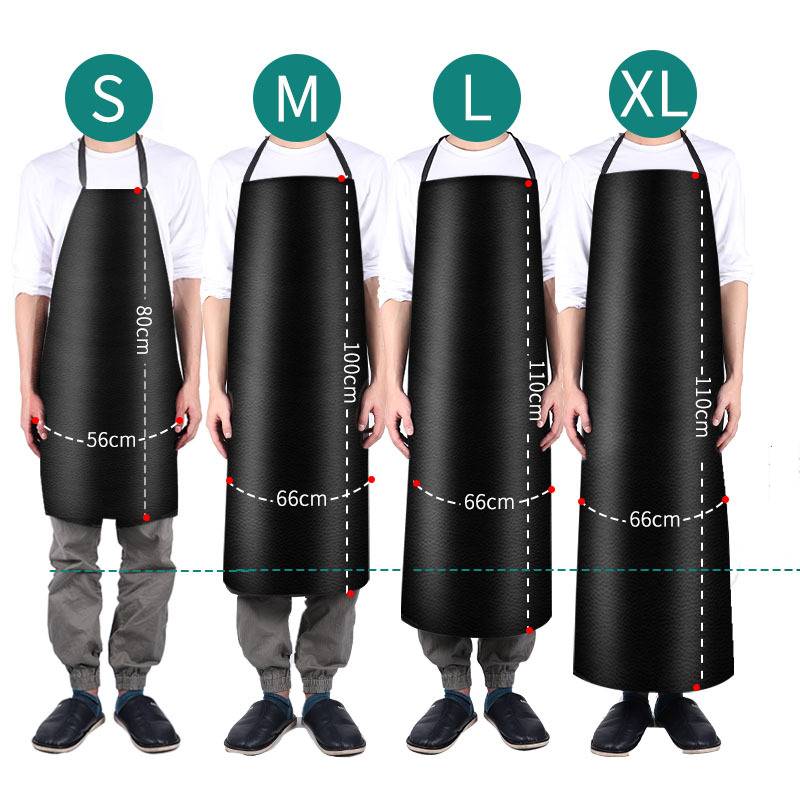 Waterproof and oil-proof PVC apron