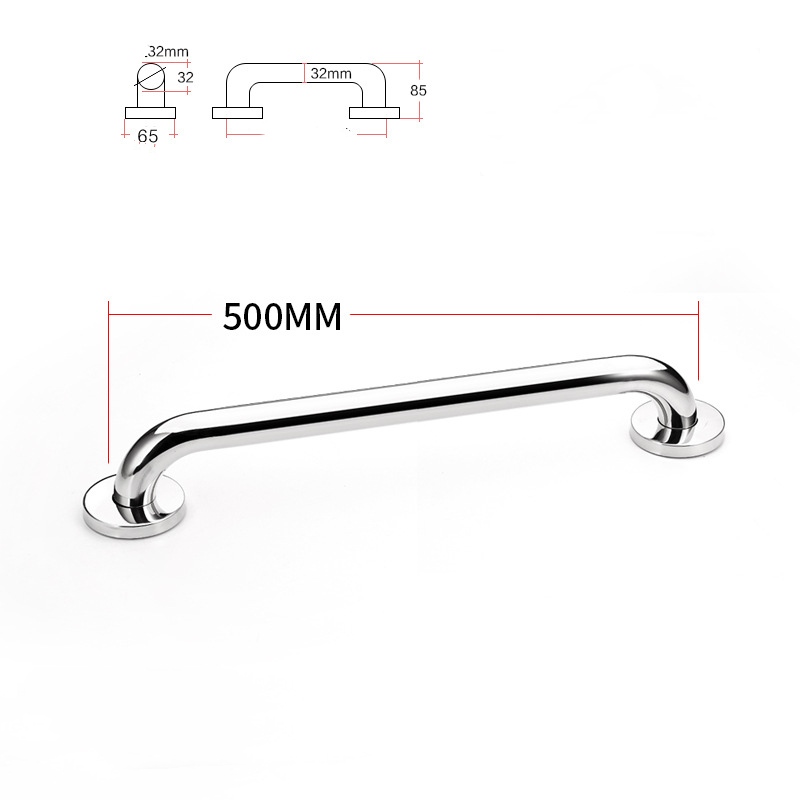 Dia32mm 201 stainless steel 300-800mm bathroom grab bars