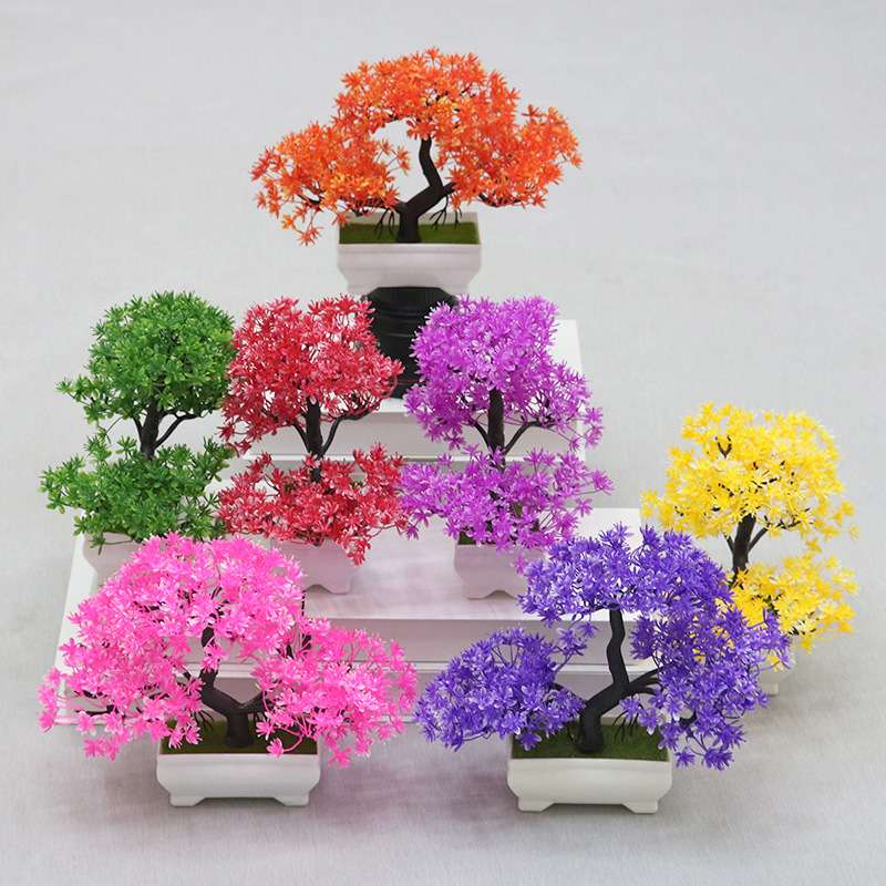 Artificial Mini Pine Tree Potted Plant