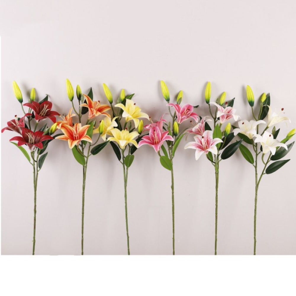 3-flower 3-fruit simulated lily