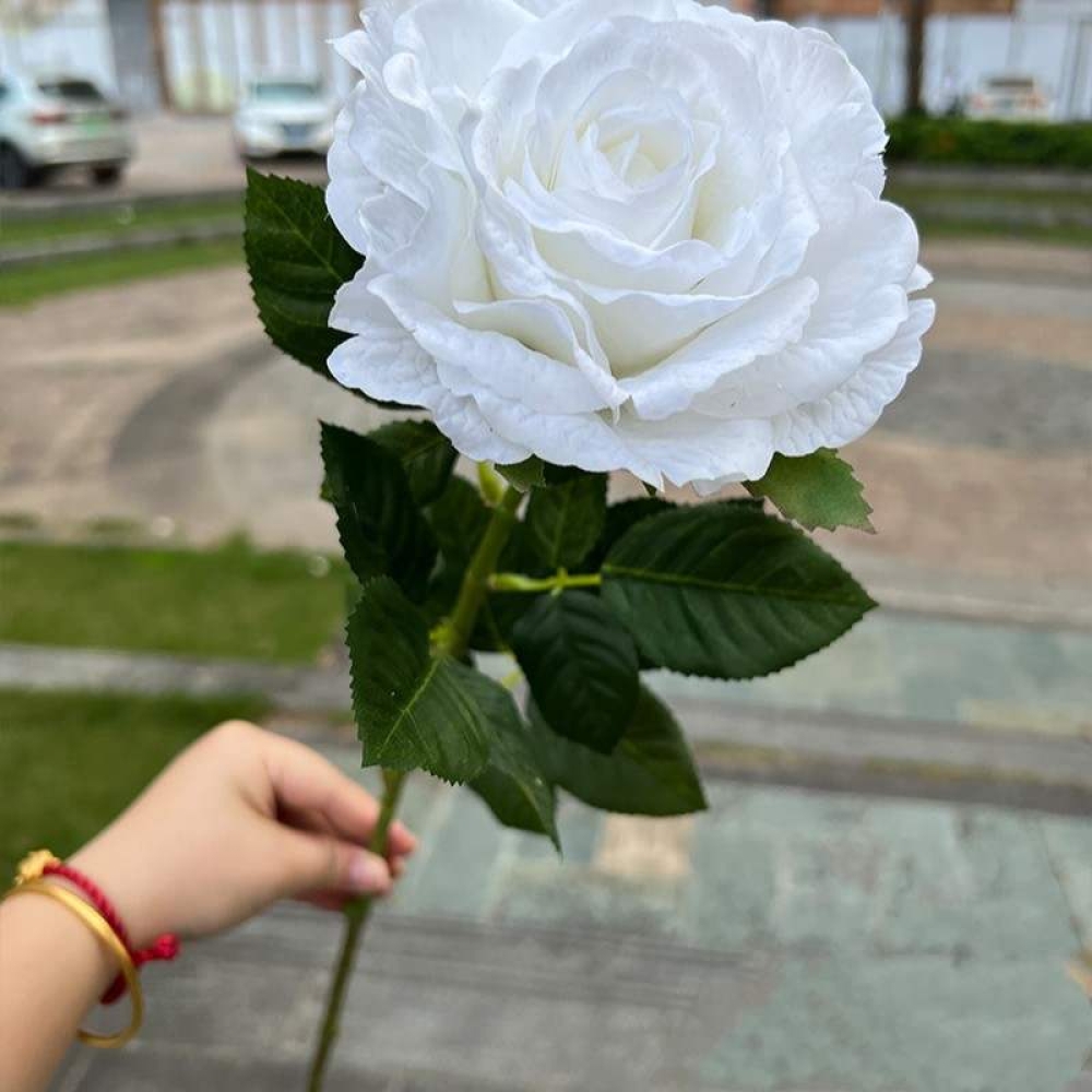 Hand-feeling moisturizing simulated rose