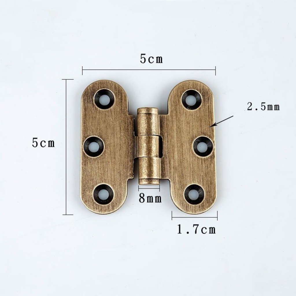 Butterfly-shaped folding hinge