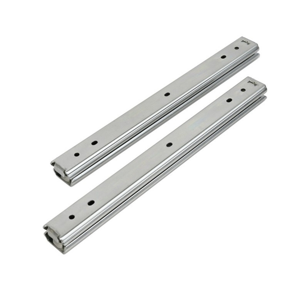 8-inch to 20-inch, 27mm wide three-section steel slide rails