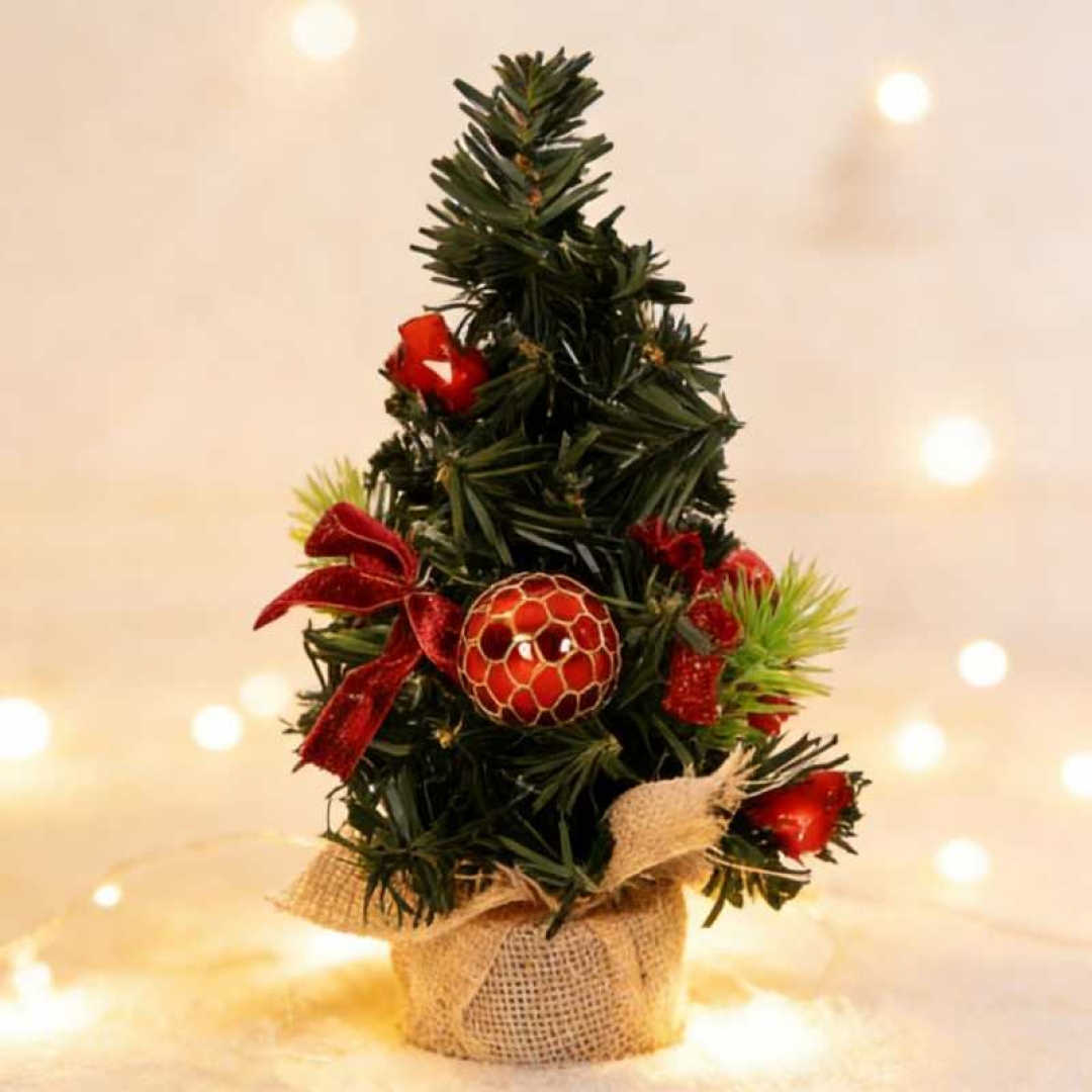 Artificial mini Christmas tree ornament