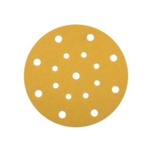 6-inch 17-hole yellow flocked sandpaper
