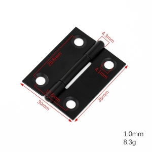 Stainless steel black plated small hinge