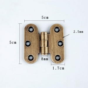Butterfly-shaped folding hinge