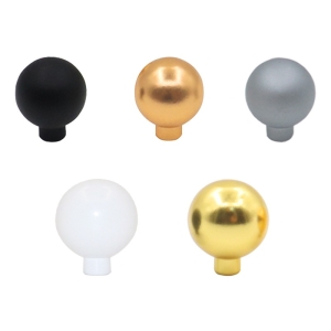 Spherical single-hole aluminum alloy handle