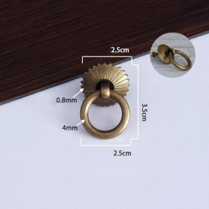 Antique brass handle