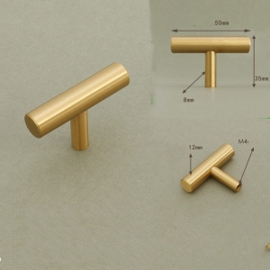Brass hardware handles
