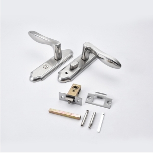 Keyless stainless steel lever lock