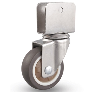 1-inch, 1.25-inch, 1.5-inch and 2-inch TPR U-shaped caster