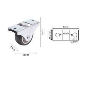 1-inch, 1.25-inch, 1.5-inch and 2-inch Drawer guide wheels