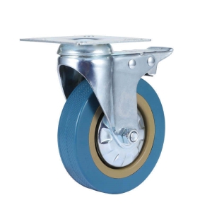 2.5-inch, 3-inch, 4-inch and 5-inch medium PVC blue wheels