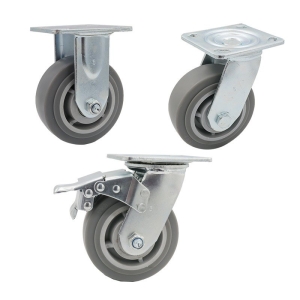 4-inch, 5-inch, 6-inch, 8-inch heavy-duty TPR casters