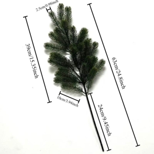 Simulated plastic pine needles