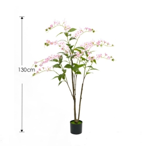 Simulated 130-180cm pink weeping jasmine