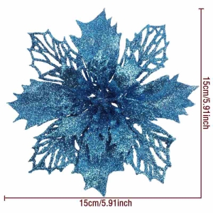 Artificial Christmas Flower Head Wholesale
