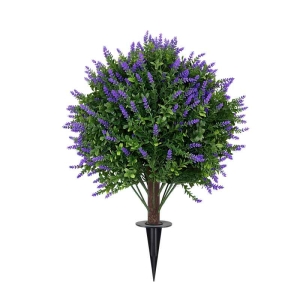 60cm Artificial lavender planted in the ground