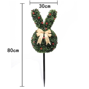 Rabbit-shaped artificial plants for planting