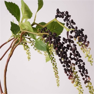 Artificial Pokeberry Branch