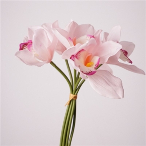 Simulated Cymbidium Orchid Bouquet