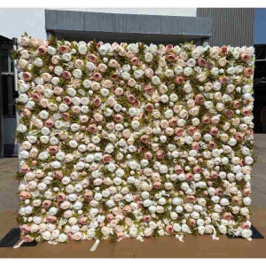 Artificial Autumn Peony Wall