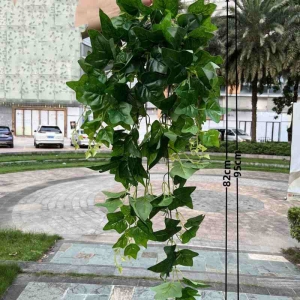 Artificial hanging sweet potato leaves
