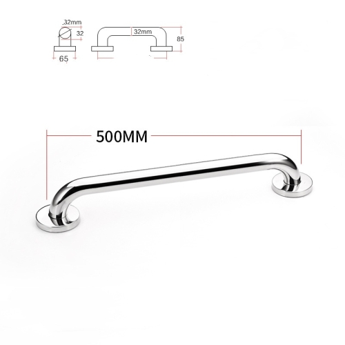 Dia32mm 201 stainless steel 300-800mm bathroom grab bars