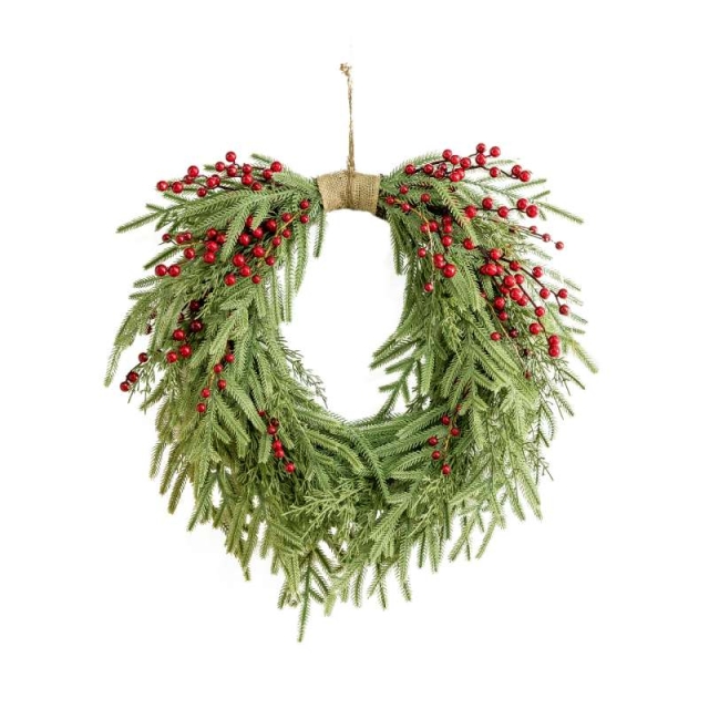 60cm Simulated Pine Branch Christmas Wreath