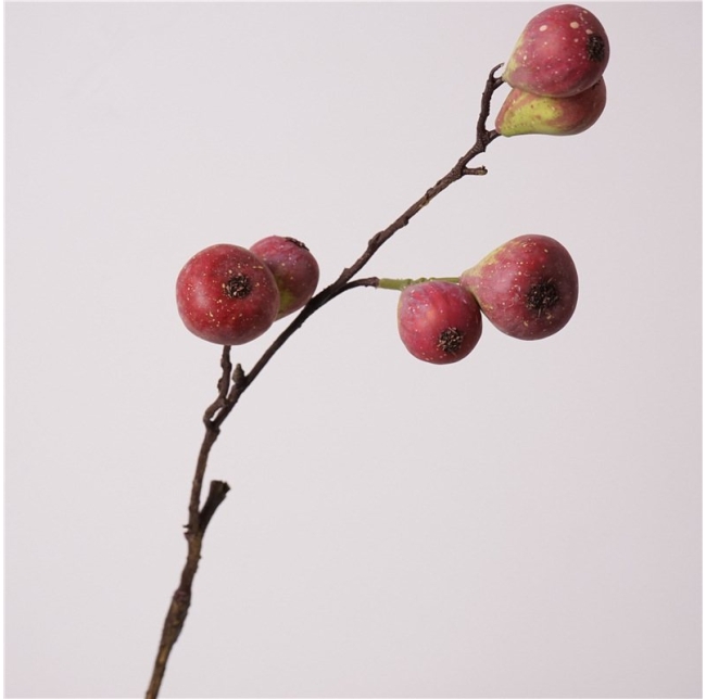 Artificial fig fruit branch