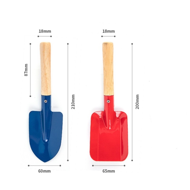 Garden shovels with wood handle