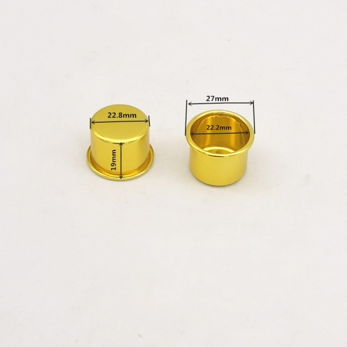 Light gold Candle Aluminum Cup