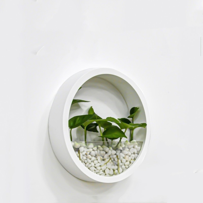 Wall-mounted flower pots