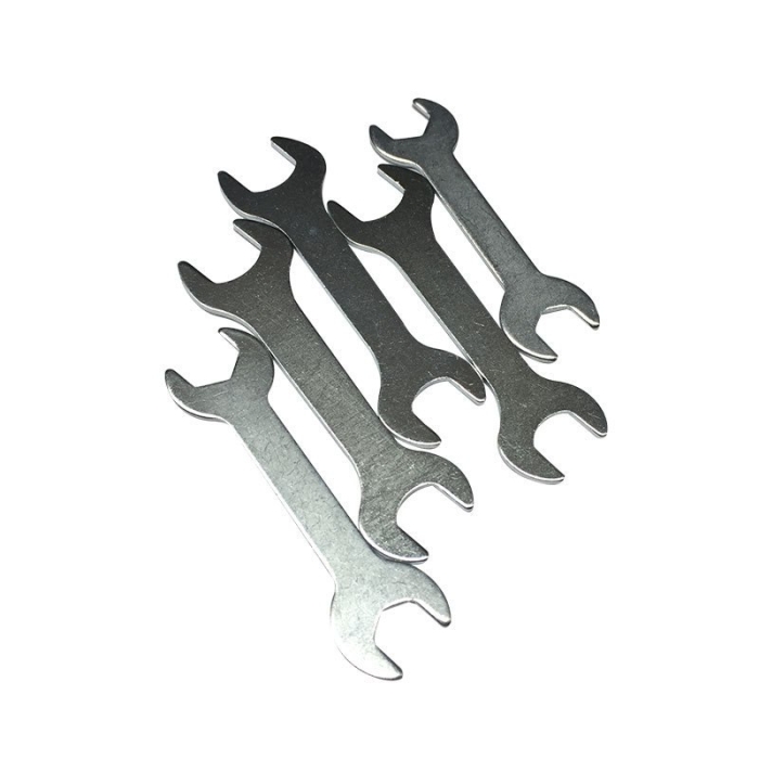 Double-ended open-end electroplated wrench