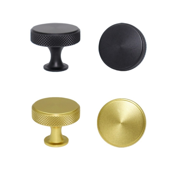 Knurled pineapple pattern aluminum alloy handle