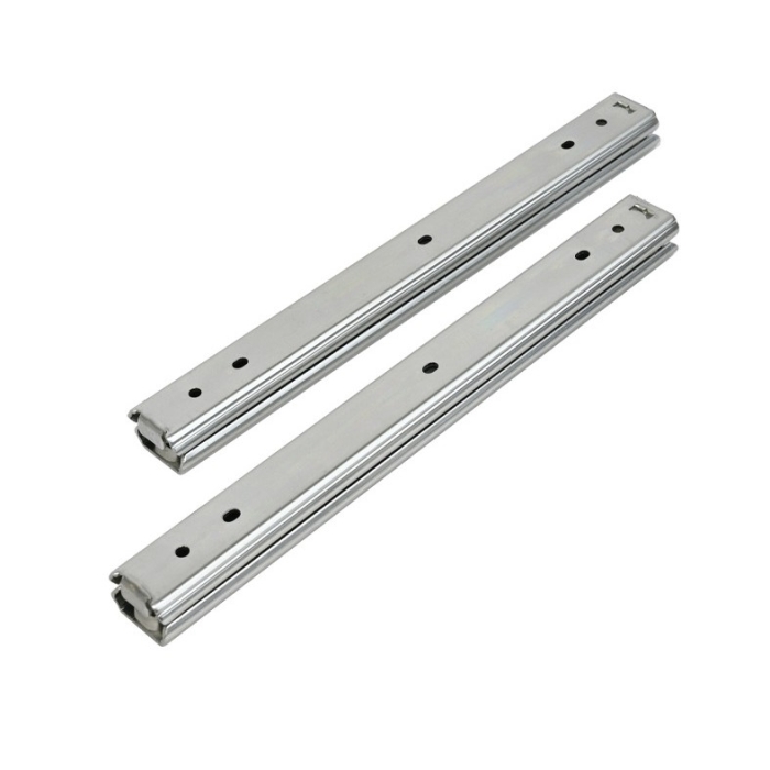 8-inch to 20-inch, 27mm wide three-section steel slide rails