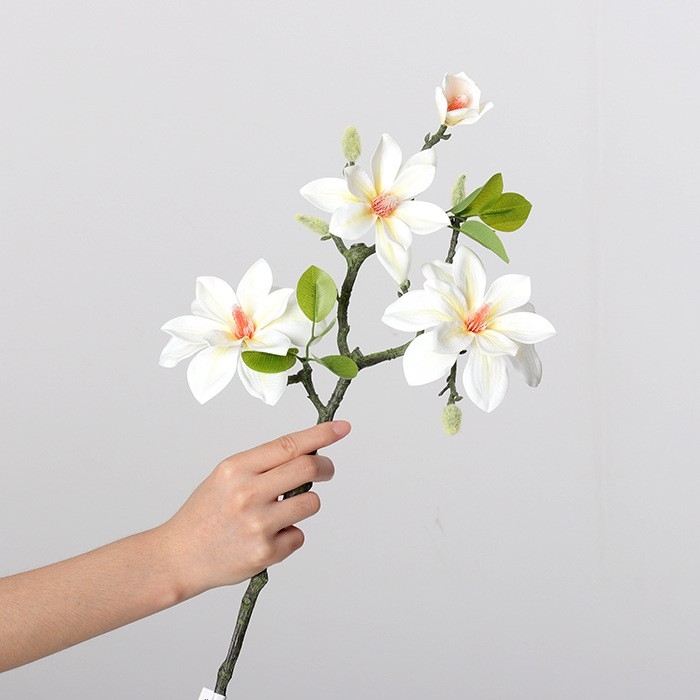 Artificial magnolia flower