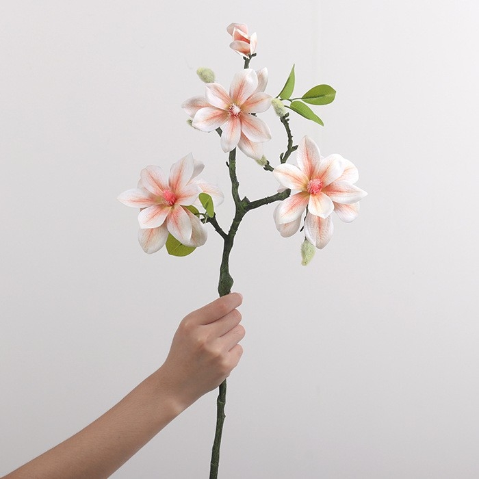 Artificial magnolia flower