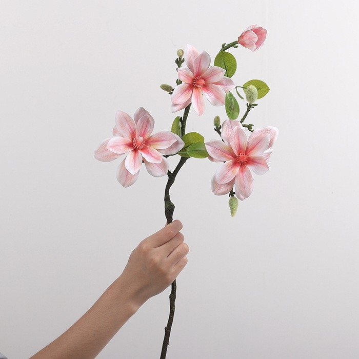 Artificial magnolia flower