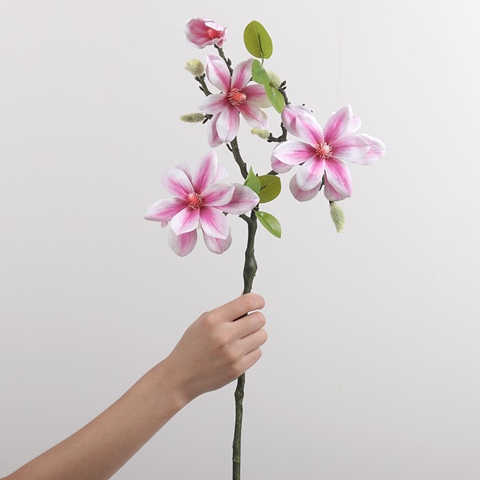 Artificial magnolia flower