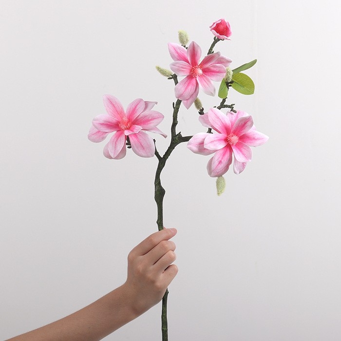 Artificial magnolia flower