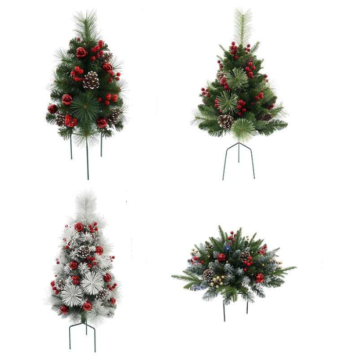 45-60cm PVC ground-mounted Christmas tree