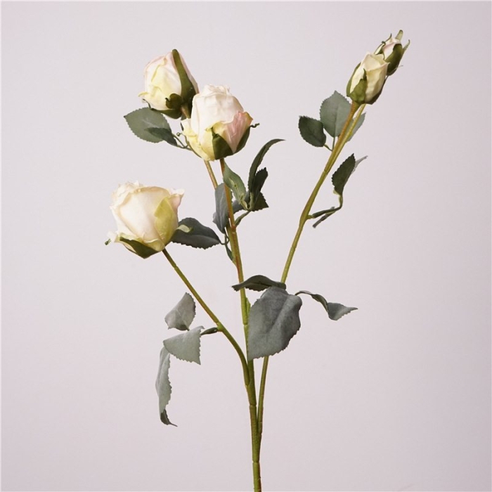 Artificial roses with 5 flowers
