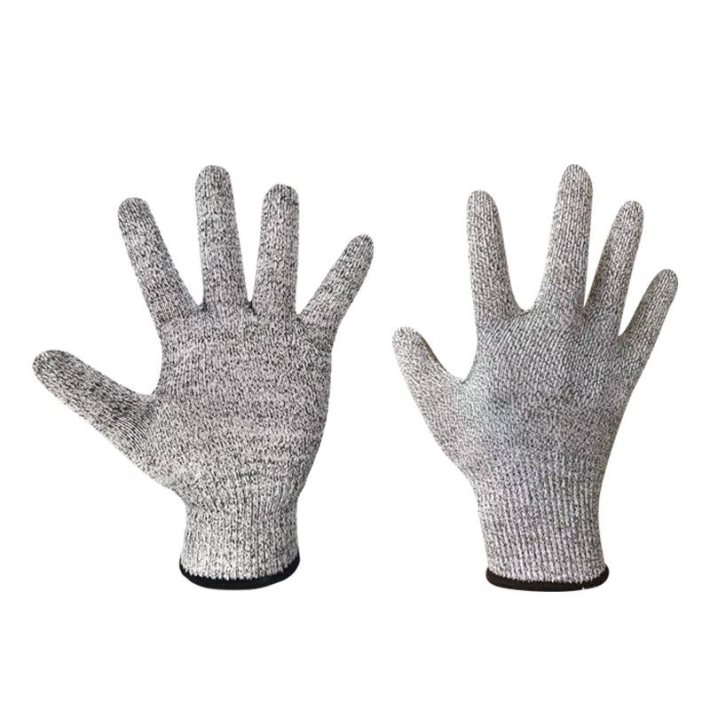 HPPE gloves with level 5 cut resistance