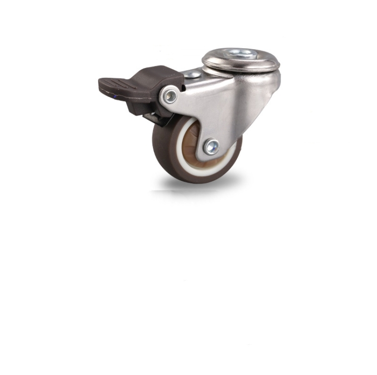 1.5-inch and 2-inch TPR Hole-top universal caster