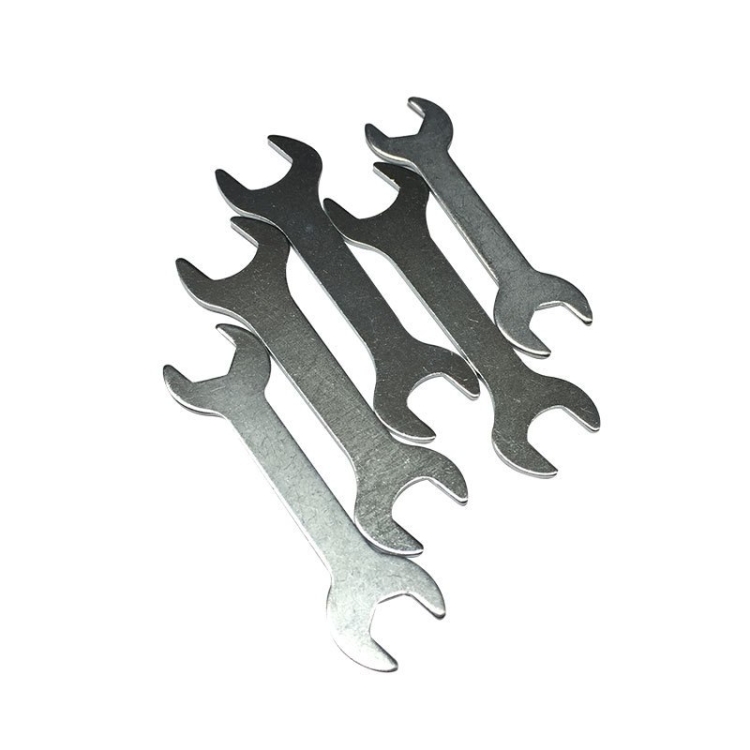 Double-ended open-end electroplated wrench