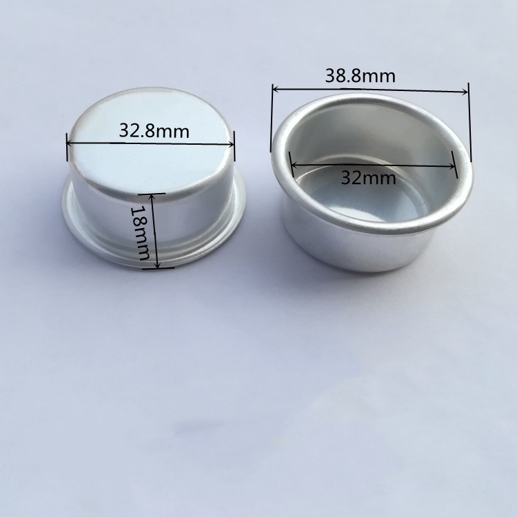 Factory wholesale aluminum candle cups